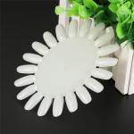 10 Palettes Display Board for Nail Art Design Pattern Practice and Swatch Nail Polish Color(White).