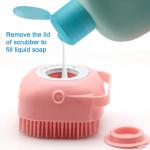 Bath Silicone Shower Scrubber , Body Scrubber 1 Pcs