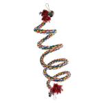 Colorful Soft Bird Climbing Rope, for Parakeet Birds 1 Pcs