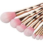 Handle Makeup Brush Set With Big Fish Tail 11 Pcs