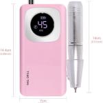rofessional 45000 rpm Nail Art Dril Machine with Bits 1 Pcs