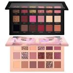 2 Combo 18  color Eyeshadow Palette Shimmery Finish (Pack of 1).