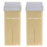 Wax White Chocolate Liposoluble Soft Wax Refill Roll-on Cartridge 1 Pcs