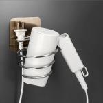Hair Dryer Holder Rack Blower Organizer Shelf Stainless Steel Stand Storage 1 Pcs