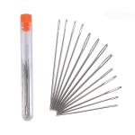Large-Eye Blunt Needles, 9 Piece Stainless Steel Yarn Knitting Needles, Sewing Needles.