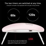 Sun Mini LED UV Nail Polish Dryer 1 Pcs