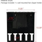 Hair Clipper Holder Hair Scissors Rack Hair Tool Wall Shelf Hair Trimmer Holder Hair Tools Wall Organizer