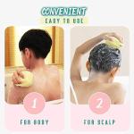 Bath Silicone Shower Scrubber , Body Scrubber 1 Pcs