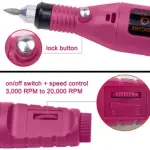 Electric Nail File Drill Kit Polishing Grinder Engraving Pen Manicure Pedicure Machine Tool( 1 Pcs).