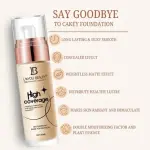HIGH COVERAGE LONG LASTING MATTE FINISH WATERPROOF BASE FOUNDATION 1 Pcs