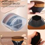 Flawless Powder Foundation Brush with Storage Case 1 Pcs