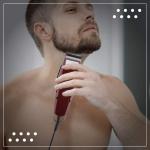 Professional Hair Clipper (Maroon) Pack of 1