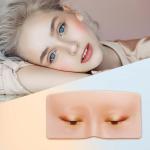 Makeup Practice Face Board Silicon Eye practice dummy (Pack of 1).