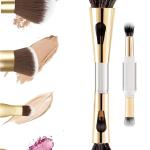 4 in 1 Foundation brush All in One Makeup Brush Set(Golden) 1 Piece.