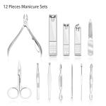 16 in 1 | Professional Manicure Kit for Men & Women Stainless Steel nail Clippers Tools (Pack of 1) Multicolor