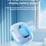 BT 5.3 Wireless Stereo Earphone Headphone with Transparent Charging Case in-Ear Headset.
