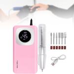 rofessional 45000 rpm Nail Art Dril Machine with Bits 1 Pcs