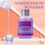 EzFlow Q Monomer False Nails, 1 Fluid Ounce, 150ml (PURPLE) 1 Pcs