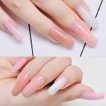 (Pack of 100) Nail Stencils,  Self-Adhesive for Gel Nails, Nail Extension Golden Stencils