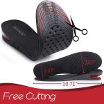 Heel Lift Shoe Pads, 2.36 Inches Adjustable Insole - 1 Pair