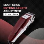 Professional Hair Clipper (Maroon) Pack of 1