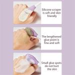Silicone Face Scrubber Exfoliating Brush Face Mask Applicator  (Pack of 1)Multicolor.
