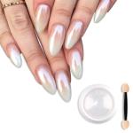 GOLD Color Chrome Nail Powder , Reflective Glitter Metallic Mirror Effect for 1 Pcs