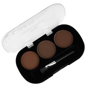 Eyebrow Palette Travel Friendly Eyebrow Palette With For Face Makeup (Pack of 1 )