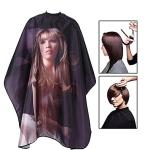Professional Salon Cape Nylon Premium Printed Hair Cutting Cape Sheet (Black).1 Piece