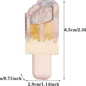 Ice cream Shaped Lipstick Lip Gloss ( Pack of 1)