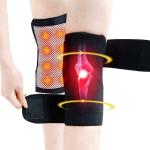 Hot Belt Leg Foot Joint (Set of 1 Pair) Knee Support (Black)