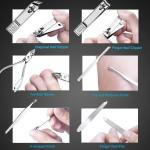 18 in 1 Stainless Steel Manicure Pedicure Set Nail(Pack of 1).