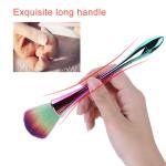 Long Colourful Dusting Brush for Nail Artist 1 Pcs
