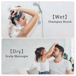 Silicone Hair Scalp Shampoo Massage Brush 1 Pcs