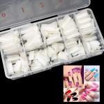 500 Pcs  Nail Tips, Fake Nails Artificial,  with Box With 5 Nail Glue.