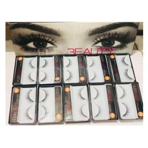3D Eyelashes Fibber Synthetic, Natural & soft 100% Handmade 3D Eyelashes (pack of 5)