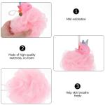 Sponge – Premium Round Loofah Body Wash Puff and Shower Scrubber (Pack of 1)