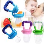 Baby Fruit Feeder Pacifier Nibbler for Fruit Feeder Teether  3 Pcs