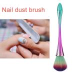 Long Colourful Dusting Brush for Nail Artist 1 Pcs