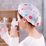 Rain and shower Cap Disposable Shower Caps for Women Larger Thicker Waterproof set of 3
