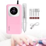 rofessional 45000 rpm Nail Art Dril Machine with Bits 1 Pcs
