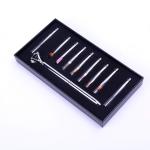 Nail Art Pen Brush Set (10 pieces) silver