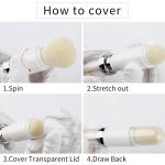 Makeup Brush Set 4 in 1 Portable Travel Blending Powder Foundation Brush.