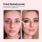 Silicone Eyeliner Aid, Makeup Eyeliner Eyelash Tool (Pack of 1).