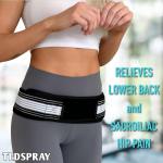 Sacroiliac Hip Belt for Women Men (1PCS-Black)