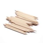 100Pcs Nails Orange Wood Stick For Cuticle Pusher Remover