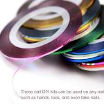 Nails Art Tape Lace Line Strips Decoration Stickers UV Gel Polish for Nail Art Decals 1 Pcs