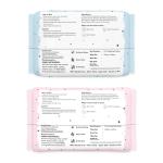 PREMIUM BABY WIPES WITH ALOE VERA, GRAPE FRUIT EXTRACT & VITAMIN E (72 wipes, Combo of 2)