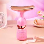 3 In 1 Electric Face Massager ,(Pack of 1) Pink