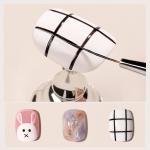 Premium 3 pcs of nail art detailing brush (Multicolor).